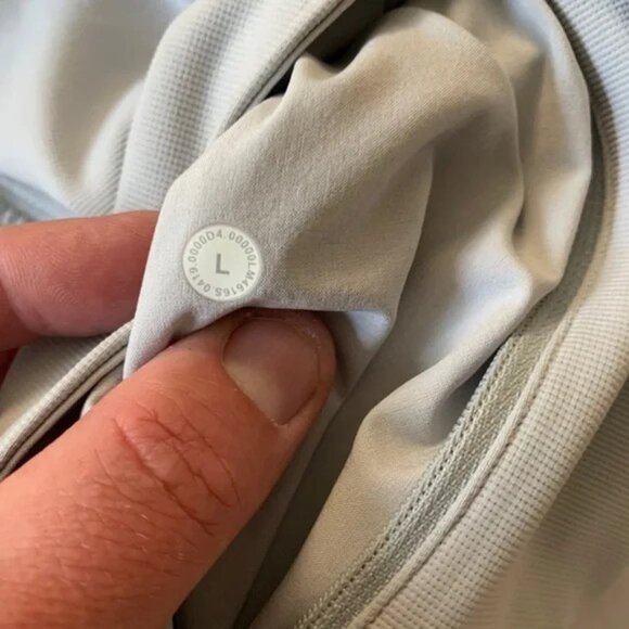Lululemon Light Gray Zip-Up Jacket - Picture 4 of 6